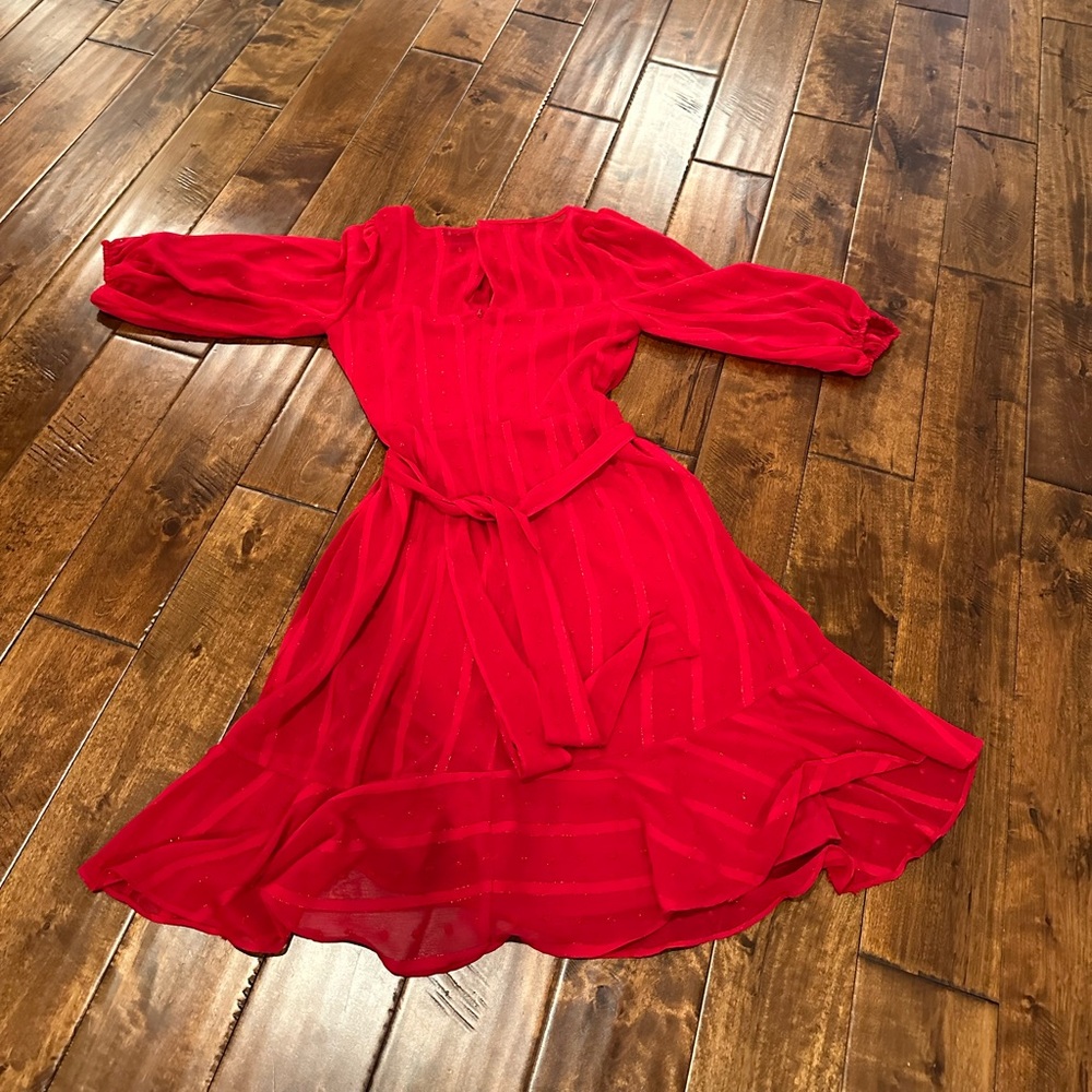 Red Party Dress DKNY size‎ 4